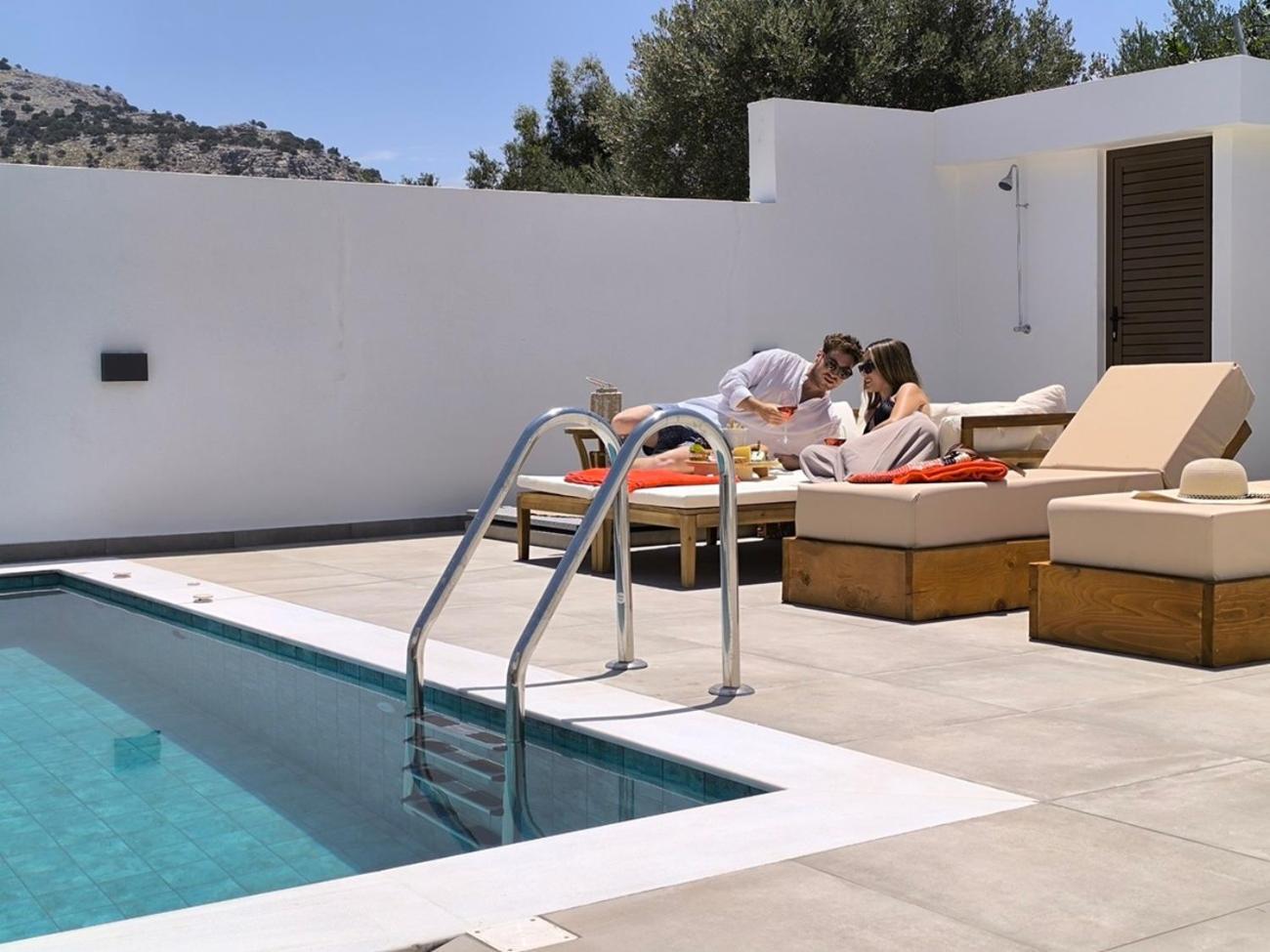 Valantina'S & Mannouel Lardos Luxury Villas 외부 사진